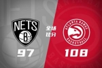 🏀老鹰力克篮网取8连胜 约翰逊21+9+9 里萨谢19+9 米诺特24分