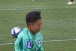 加时赛丢球！中国台北女足门将表情十分痛苦难过