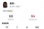 小基恩本场数据：2射门1射正1进球+错失1进球机会，评分6.8