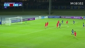 U17男足半场0-3落后日本！中国再被断球，北原麻纪远射近角破门！