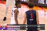 2>5！彼得森半场砍下全场最高12分 瓦格勒再次打出7中1糟糕数据